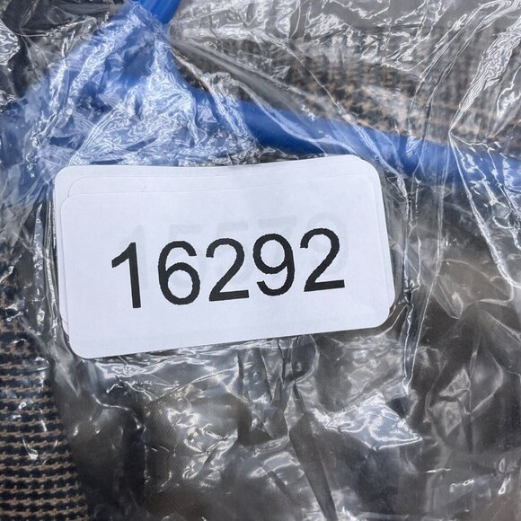 Jos A Bank Blazer Men 46L Black Tan Prince Edward Plaid Signature Silk Camelhair - Picture 13 of 13